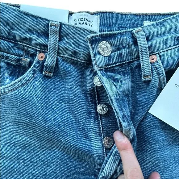 CITIZENS OF HUMANITY Sabine High Rise Straight Leg Jeans in Gretta Size 26 NWT - Picture 6 of 11